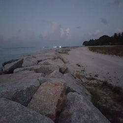 On the beach