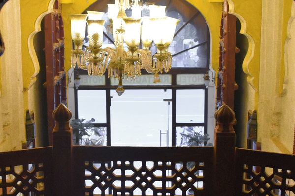Interior entrance