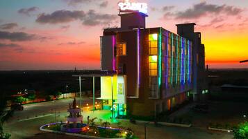 Front of property - evening/night