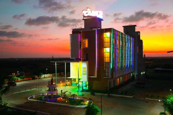 Front of property - evening/night