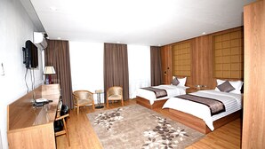 In-room safe, desk, blackout drapes, iron/ironing board - Puma Imperial Hotel (Ulaanbaatar)