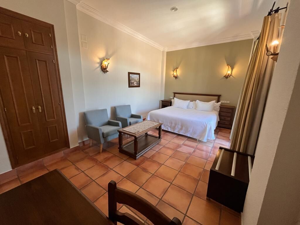 superior double room | desk, blackout curtains, soundproofing, free cots/infant beds