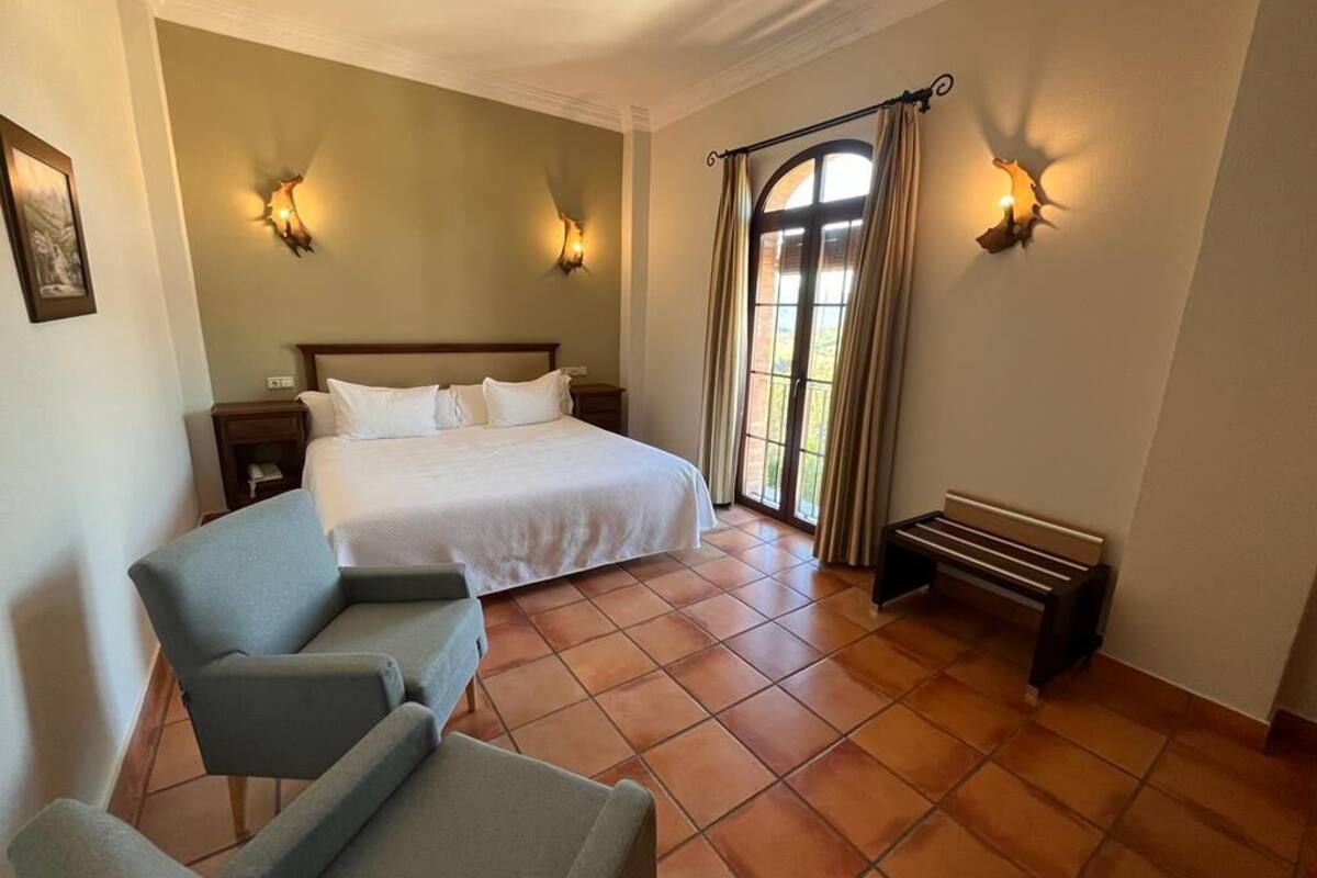 superior double room | desk, blackout curtains, soundproofing, free cots/infant beds