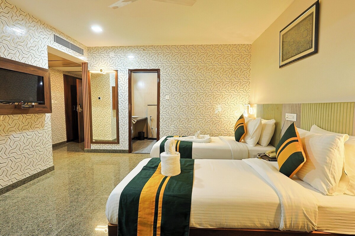 1 habitación, ropa de cama de alta calidad y minibar 