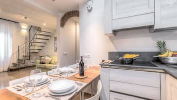 Standard Apartment, 2 Bedrooms | Private kitchen | Full-sized fridge, microwave, stovetop, coffee/tea maker