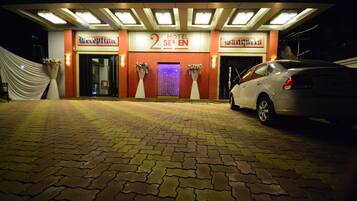 Front of property - evening/night