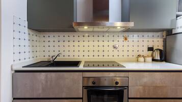 Appartamento, 1 camera da letto | Cucina privata | Frigorifero, microonde, forno, piano cottura