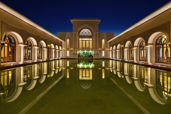 Front of property – evening/night