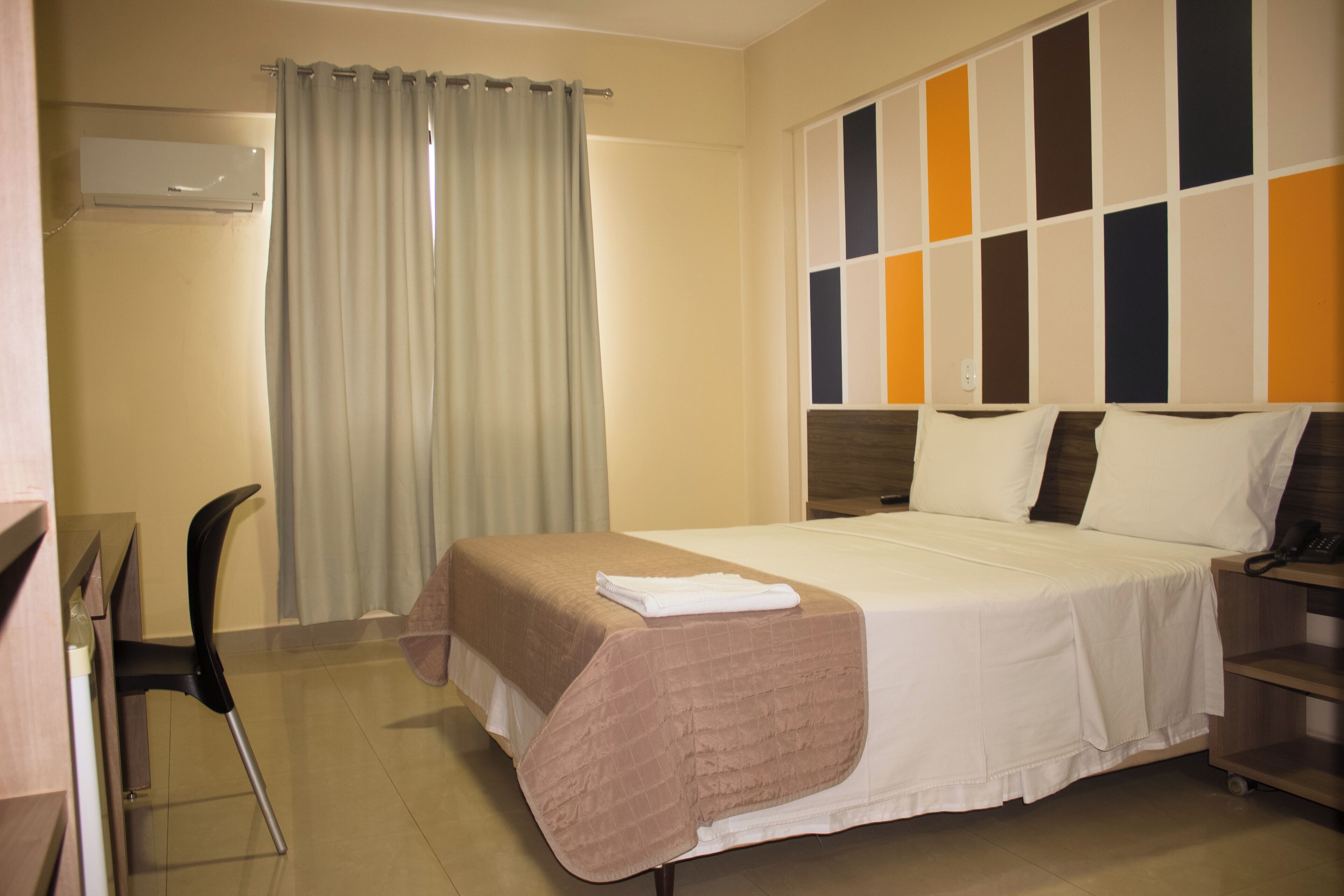 deluxe double room | premium bedding, minibar, in-room safe, desk