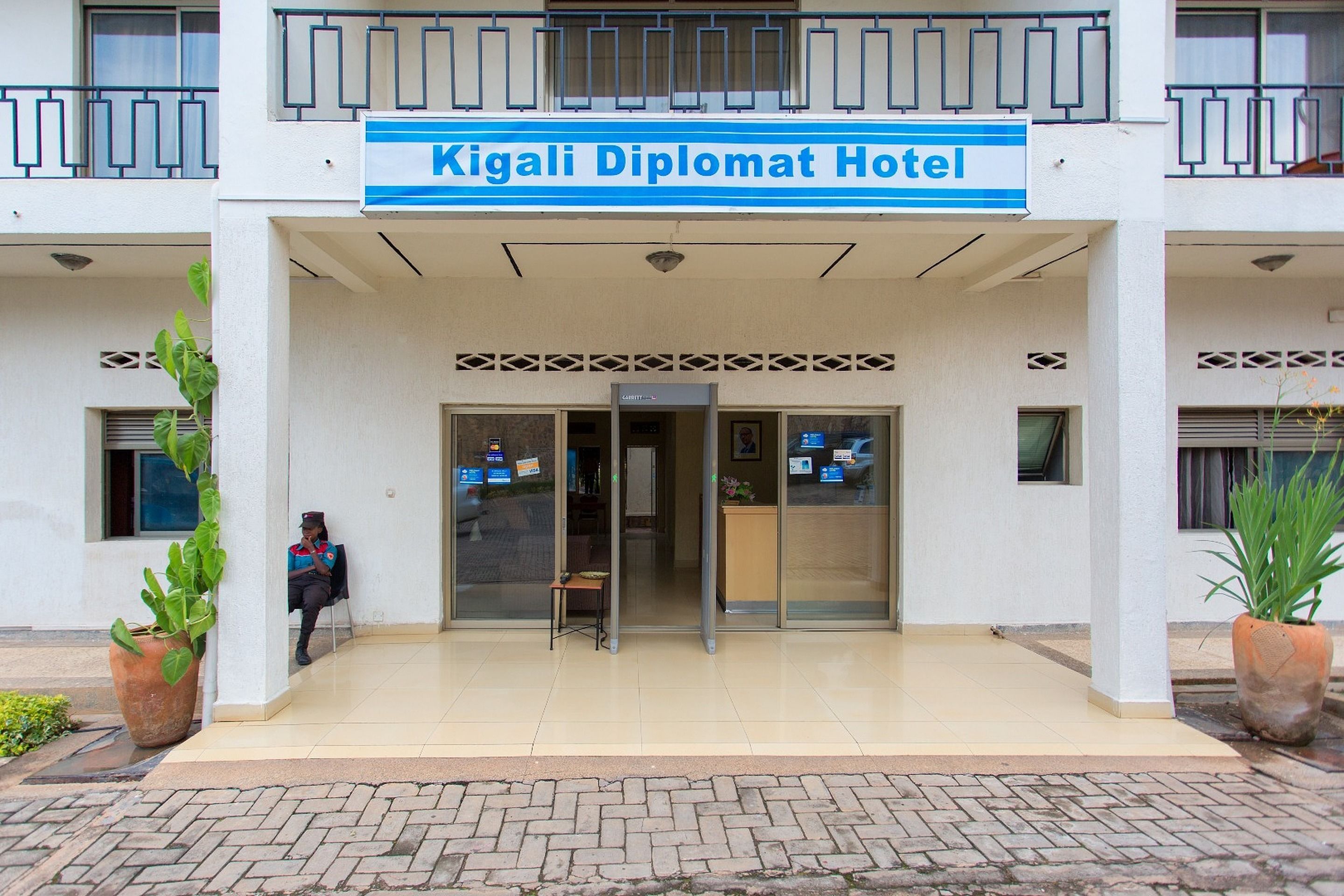 Overnatningsstedets indgangsparti