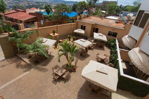 Uitzicht vanuit de kamer