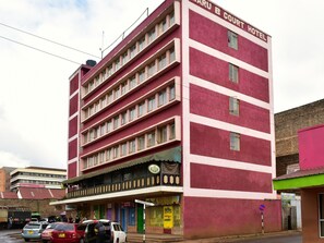 Façana frontal de l'allotjament