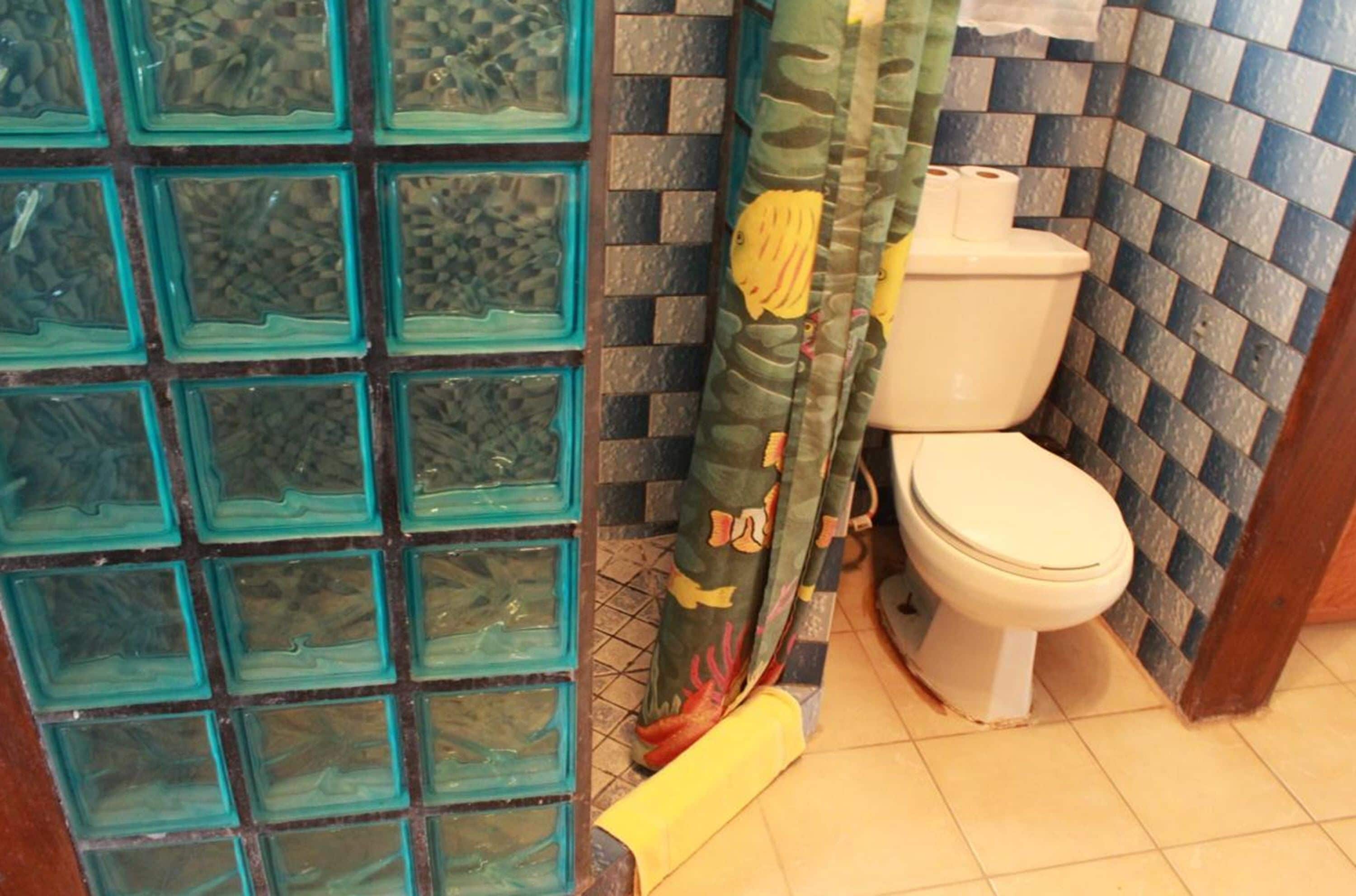 economy suite, 1 king bed, kitchenette, ocean view | bathroom | free toiletries, hair dryer, towels, soap