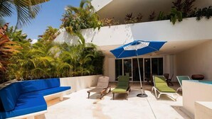 Exclusive Condo, 3 Bedrooms, Private Pool | Terrace/patio - BOSQUE DE LOS ALUXES BLUE STYLE BY PLAYA PARADISE (Playa del Carmen)
