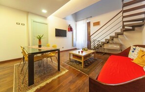 Appartamento Cariddi | 起居区 | 平板电视