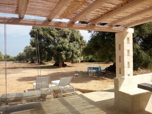 Terrace/patio - Ostuni: old independent house in a beautiful land with secular olives grove (OSTUNI)