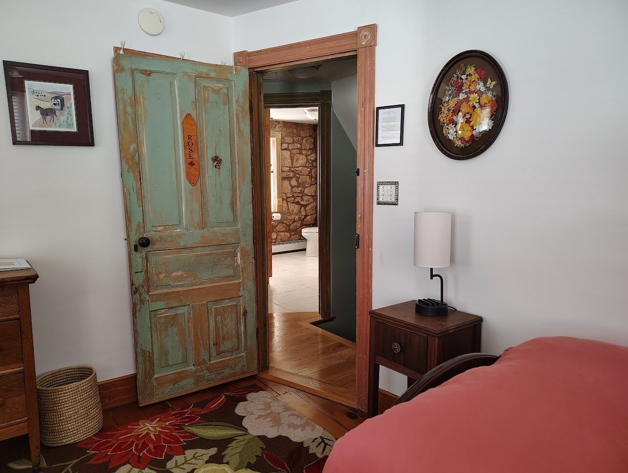 Rose Room (Private Bath) | Premium bedding, Select Comfort beds, individually decorated