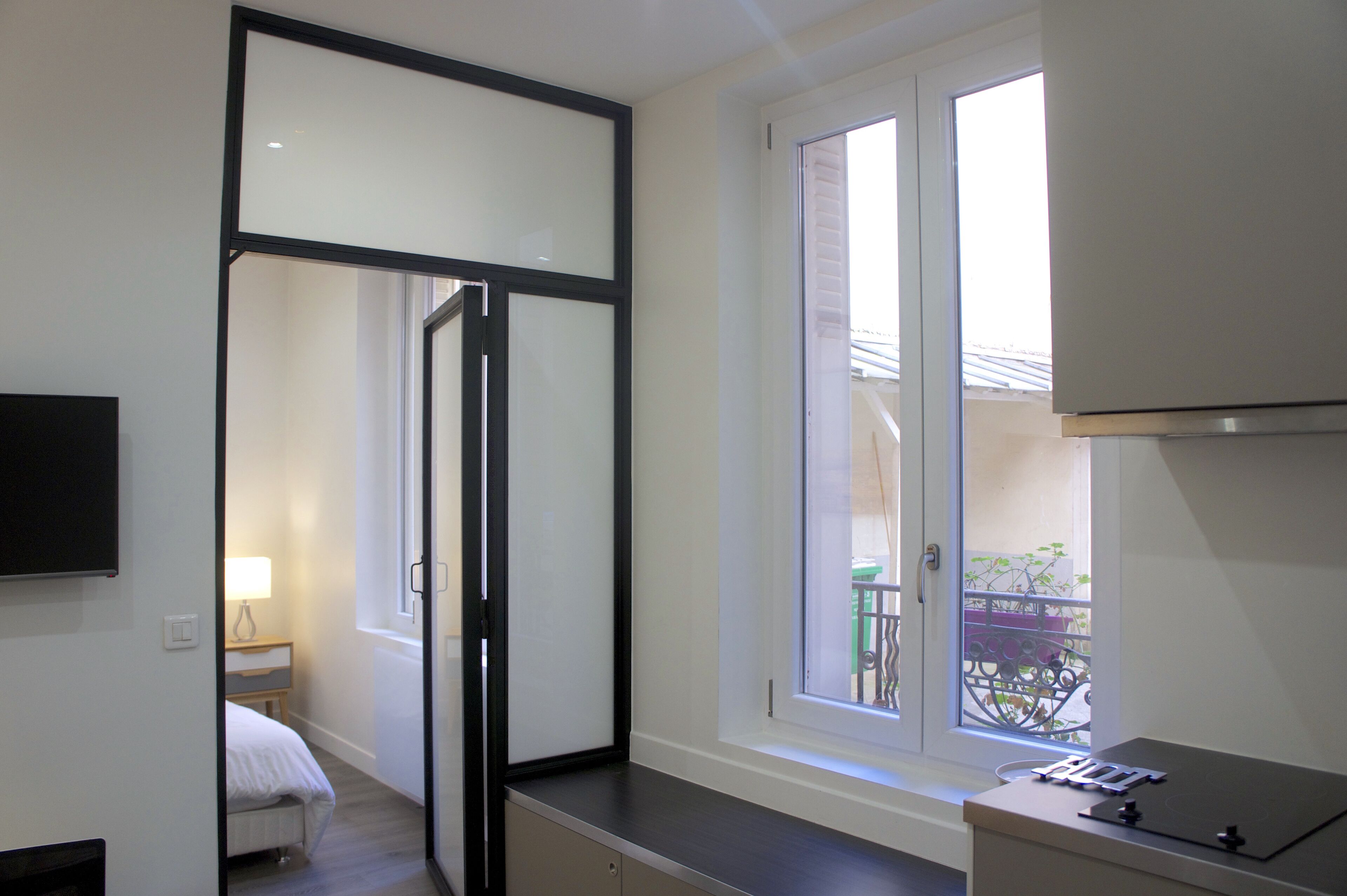 1 chambre, fer et planche à repasser, Wi-Fi gratuit, draps fournis