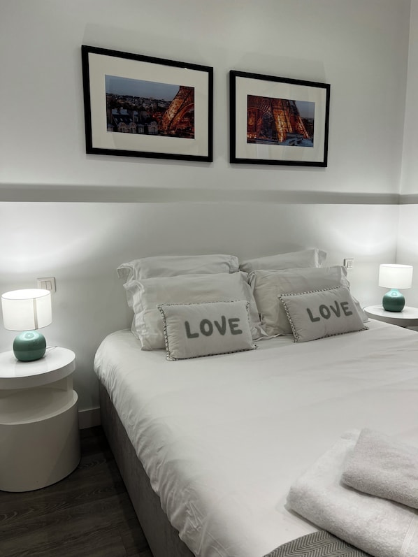 1 Schlafzimmer, Bügeleisen/Bügelbrett, kostenloses WLAN, Bettwäsche