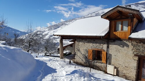 Appartement gelegen in een authentiek dorpje aan de voet van de grote skigebied