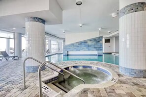 Indoor pool, outdoor pool - Watch dolphins from balcony - 10 people - access to everything! 3bd/3bth (Myrtle Beach)
