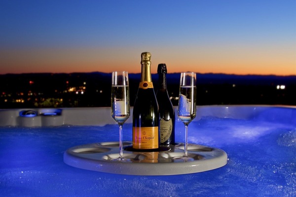 Piscina externa, piscina aquecida