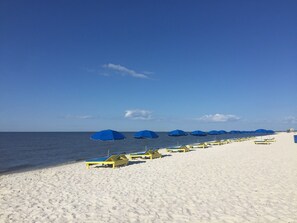On the beach
