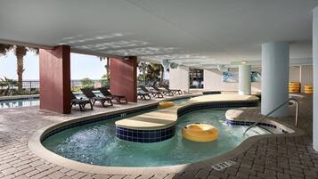 Indoor pool, outdoor pool