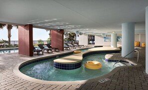 Indoor pool, outdoor pool