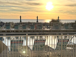 Piscina all'aperto, una piscina riscaldata