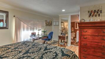 1 makuuhuone, työpöytä, silitysrauta/-lauta, ilmainen Wi-Fi