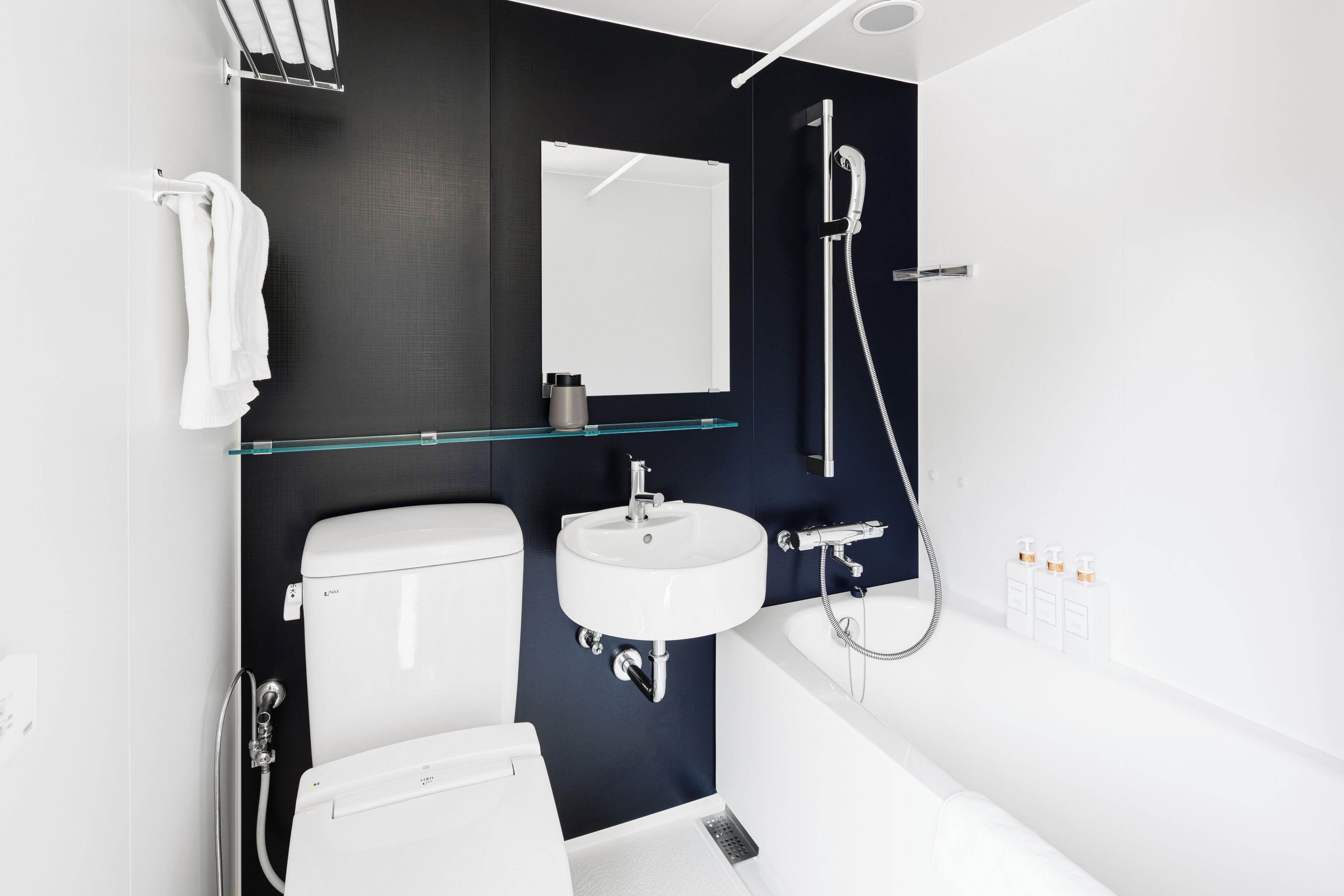 Chuveiro/banheira combinados, banheira de imersão