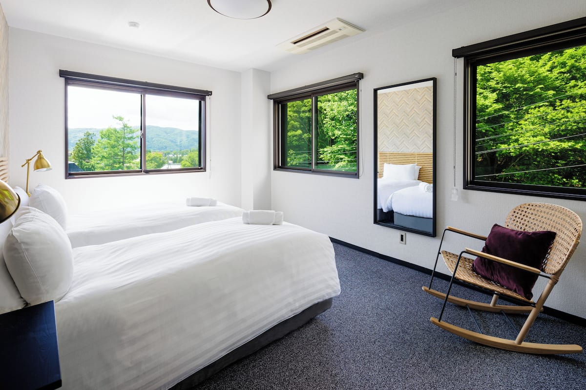 公寓, 3 间卧室 (Happo) | 加厚床垫、熨斗/熨板、婴儿床、免费 WiFi