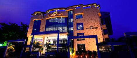 Front of property – evening/night