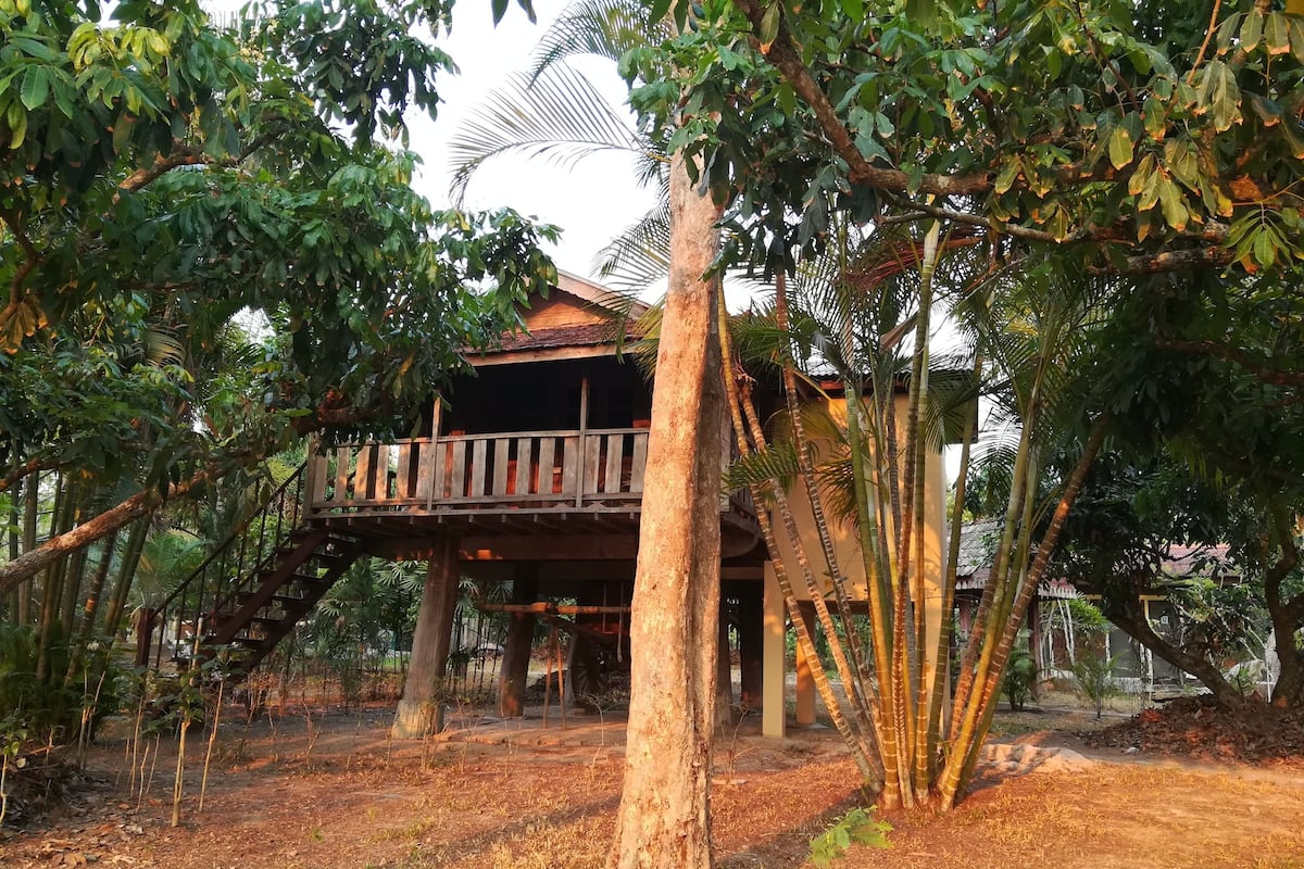 Cabana tradicional, 1 cama Queen, banheiro privativo, vista para a montanha | 1 quarto, edredons de pluma, individualmente decorados