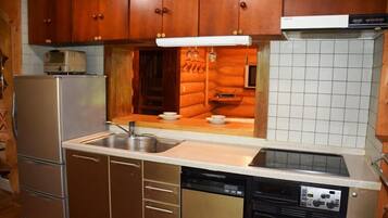 Cottage (Hakuba) | Dapur kecil pribadi | Lemari es dan mesin pembuat kopi/teh