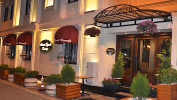 Front of property – evening/night