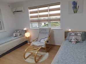 Familie maisonnette | 3 slaapkamers, een kluis op de kamer, individueel gedecoreerd