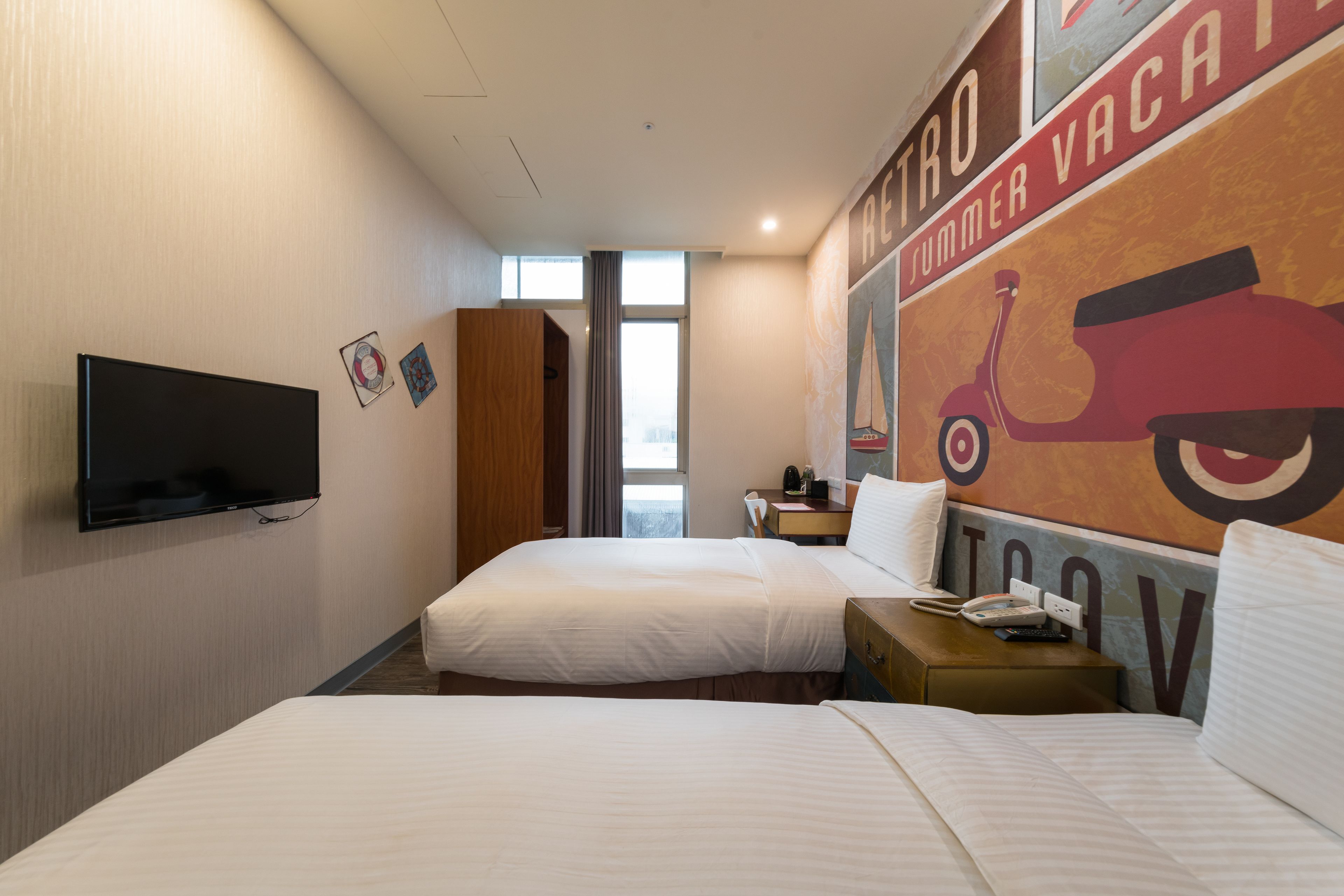 standard twin room, 2 single beds | soundproofing, free wifi, bed sheets