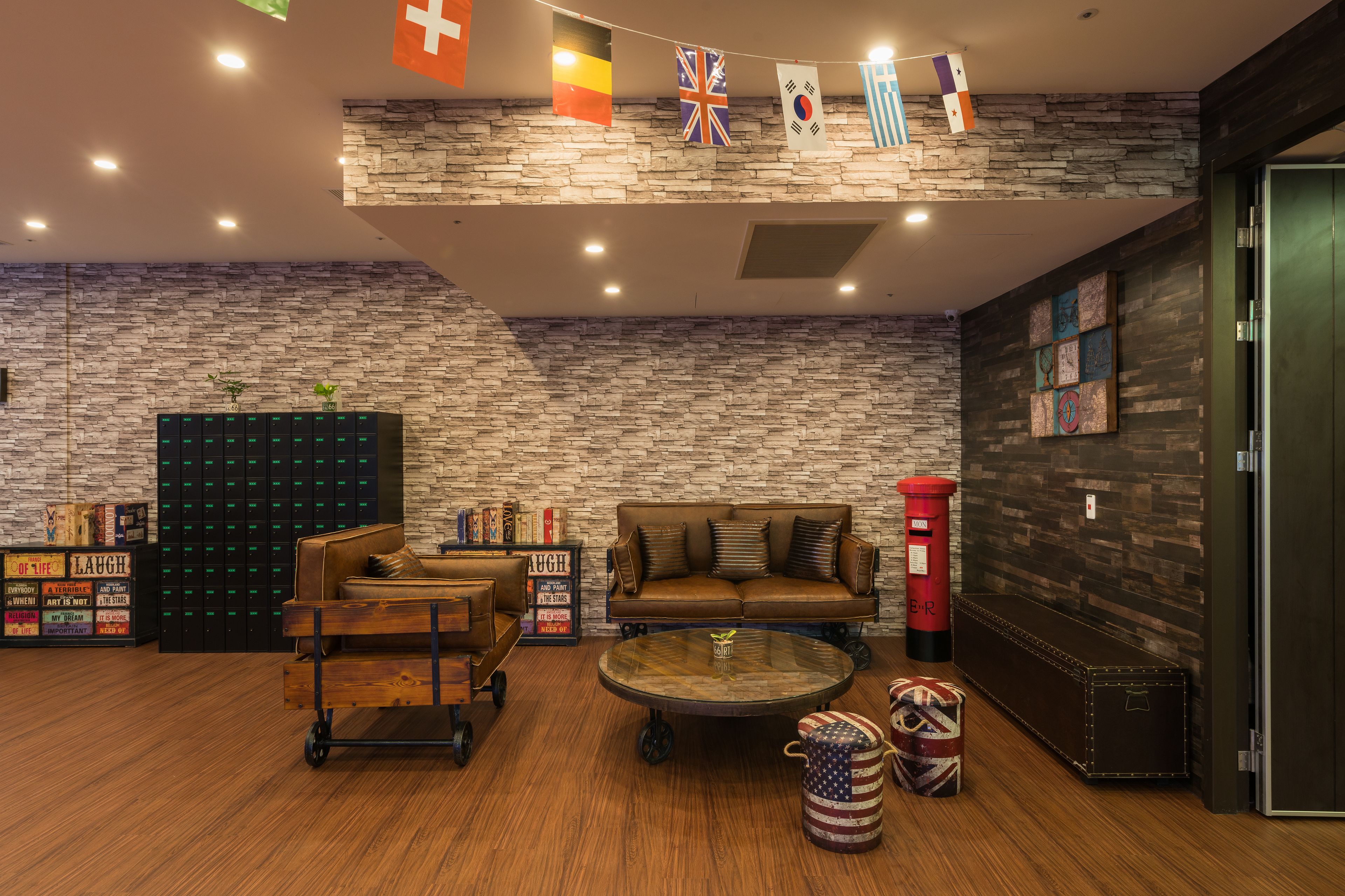 Sala de estar en el lobby