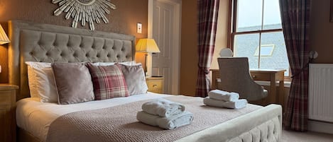 Superior Double Room (Room 2) | Egyptian cotton sheets, premium bedding, pillowtop beds, soundproofing