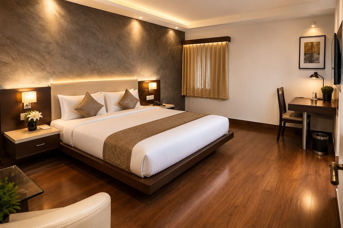 Super Deluxe Room With Balcony | Caja fuerte, escritorio, camas supletorias y wifi gratis