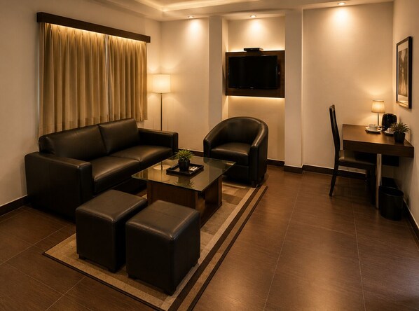 Executive Room With Balcony | In-room safe, desk, rollaway beds (surcharge), WiFi (free)