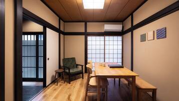 Japanese Town style house | Living area | Flat-screen TV