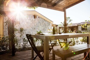 Deluxe Bungalow (6 Adults) | Terrace/patio - Camping Village Rocchette (Castiglione della Pescaia)
