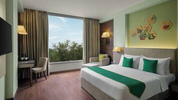 Chambre Premium, 1 très grand lit, vue ville