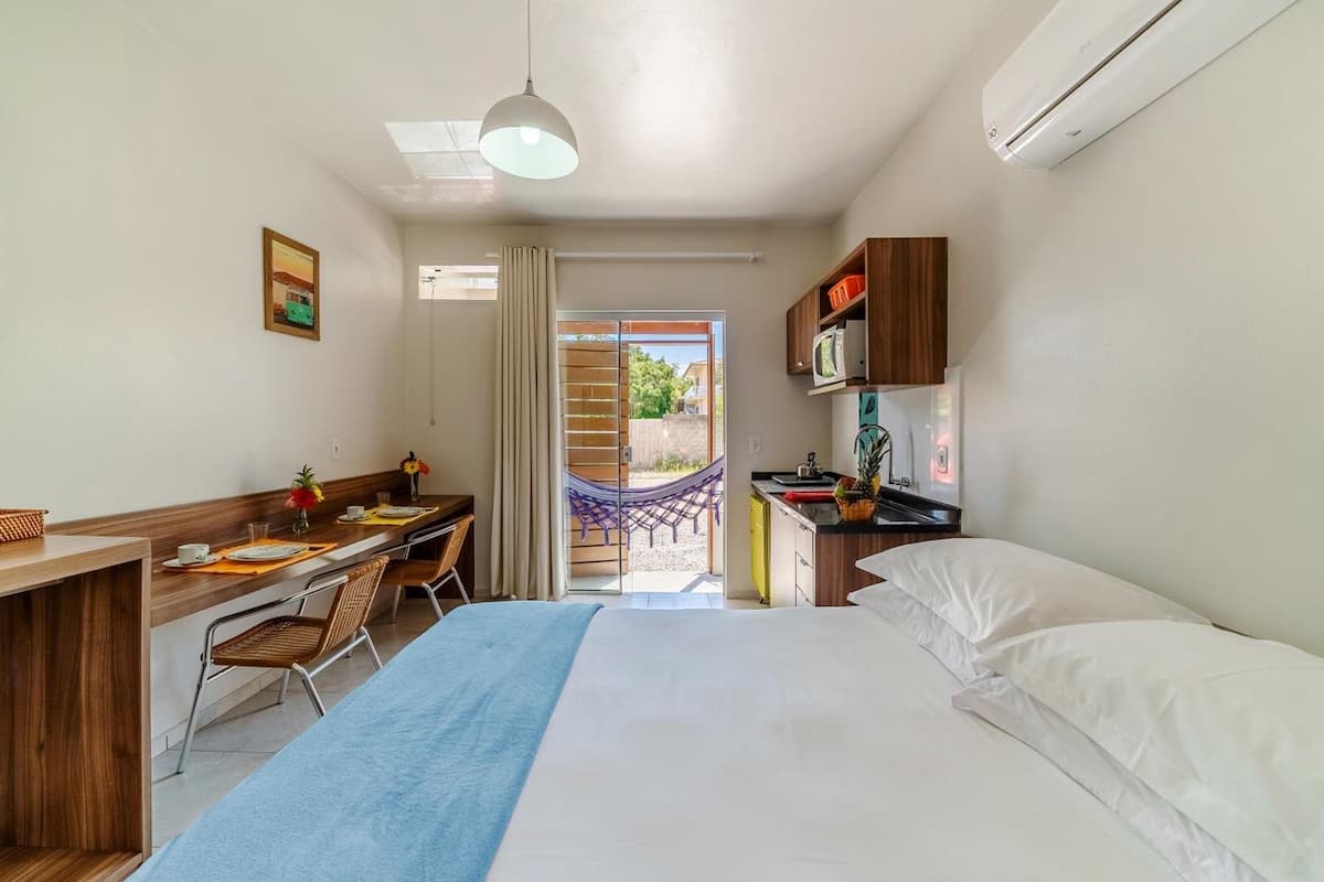 Loft Luxo | Desk, WiFi (free), bed sheets