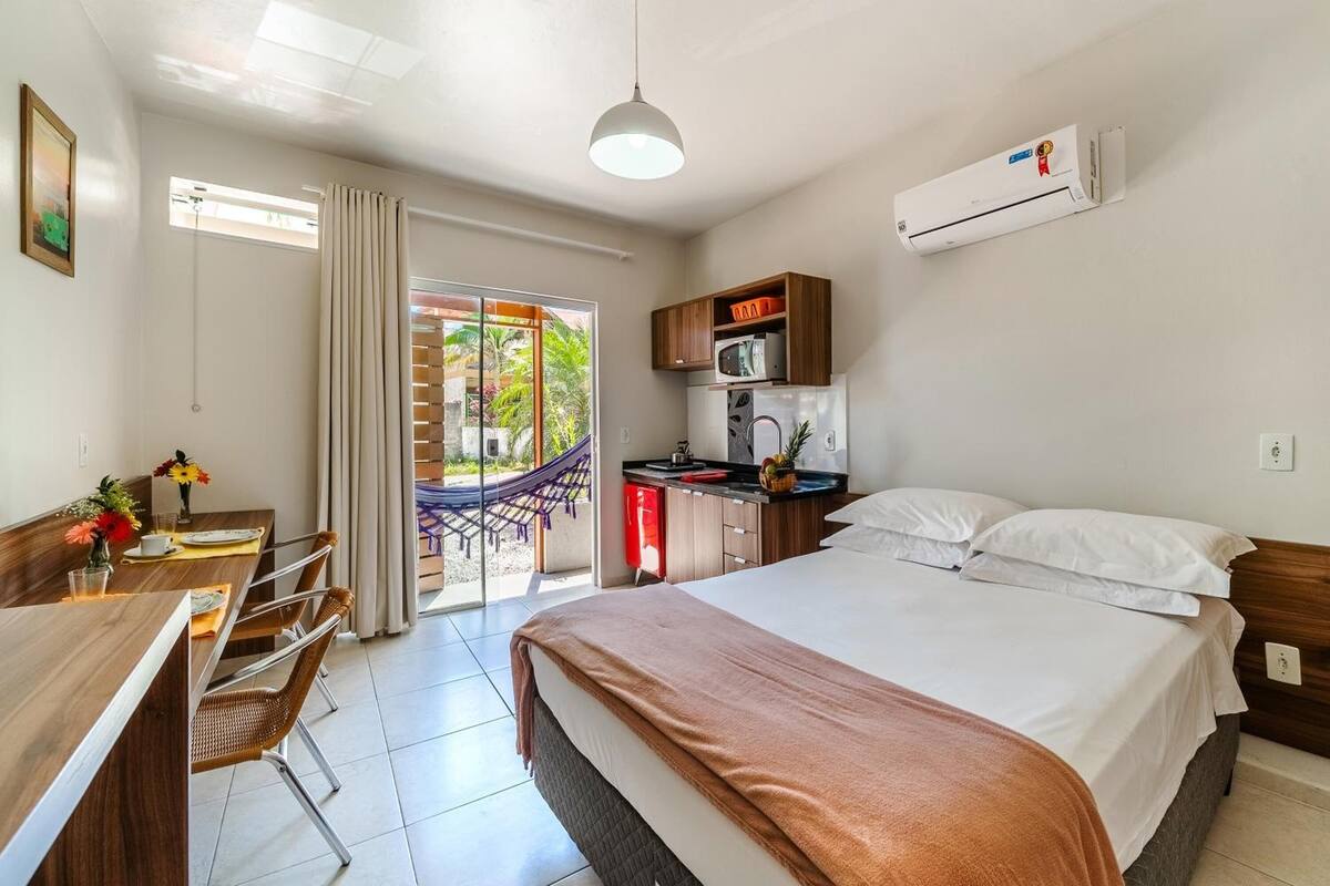 Loft Super Luxo | Desk, WiFi (free), bed sheets