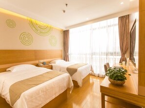 Comfort Twin Room - GreenTree Inn Suzhou North Zhongshan Road Weiye Yingchun Plaza Business Hotel (Suzhou)