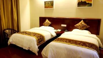 Free WiFi, bed sheets